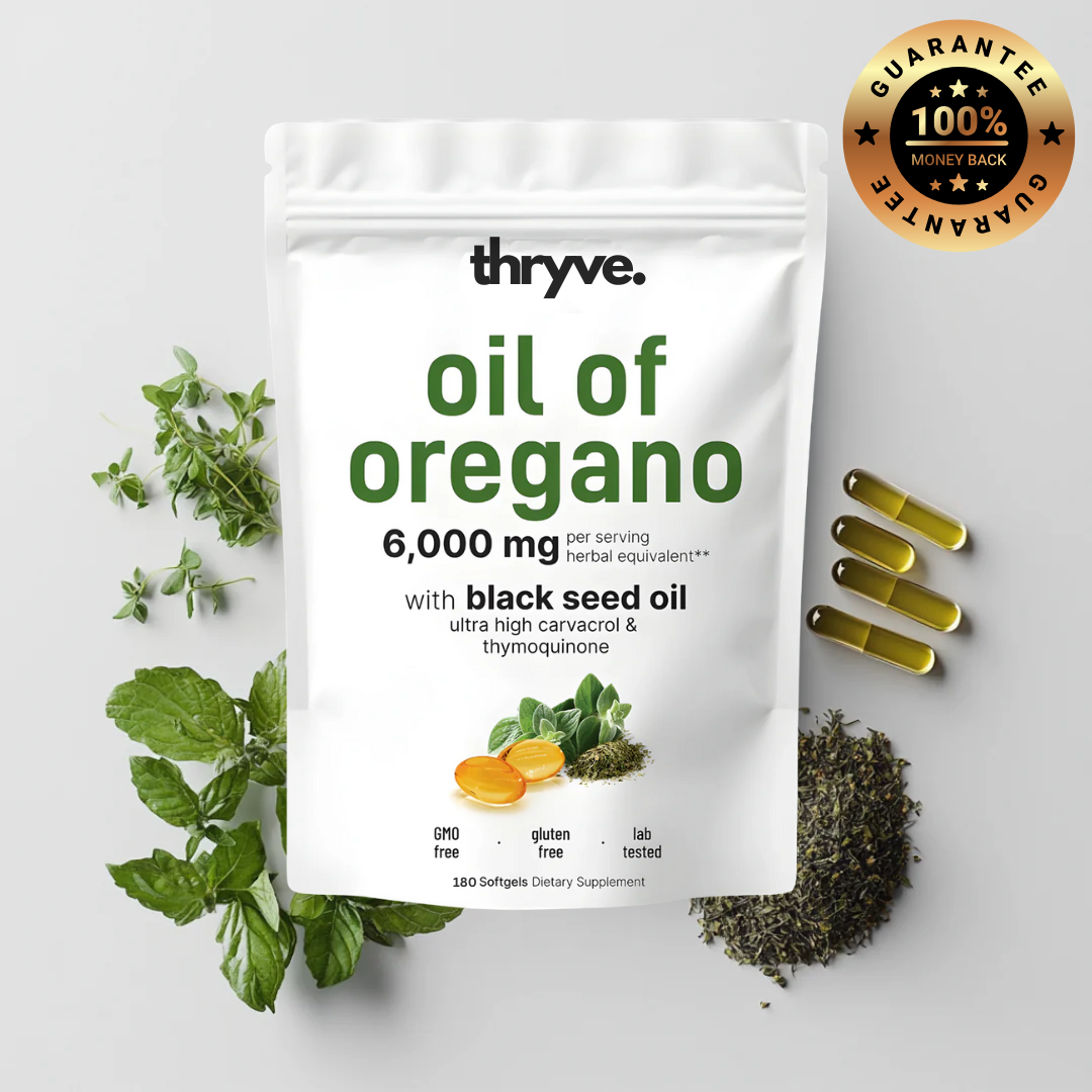 Thryve™ Oil of Oregano w/ Black Seed Oil Softgels